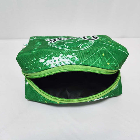 Personalised Kids Football Large Duffle Bag & Box Pouch Combo Gift Set